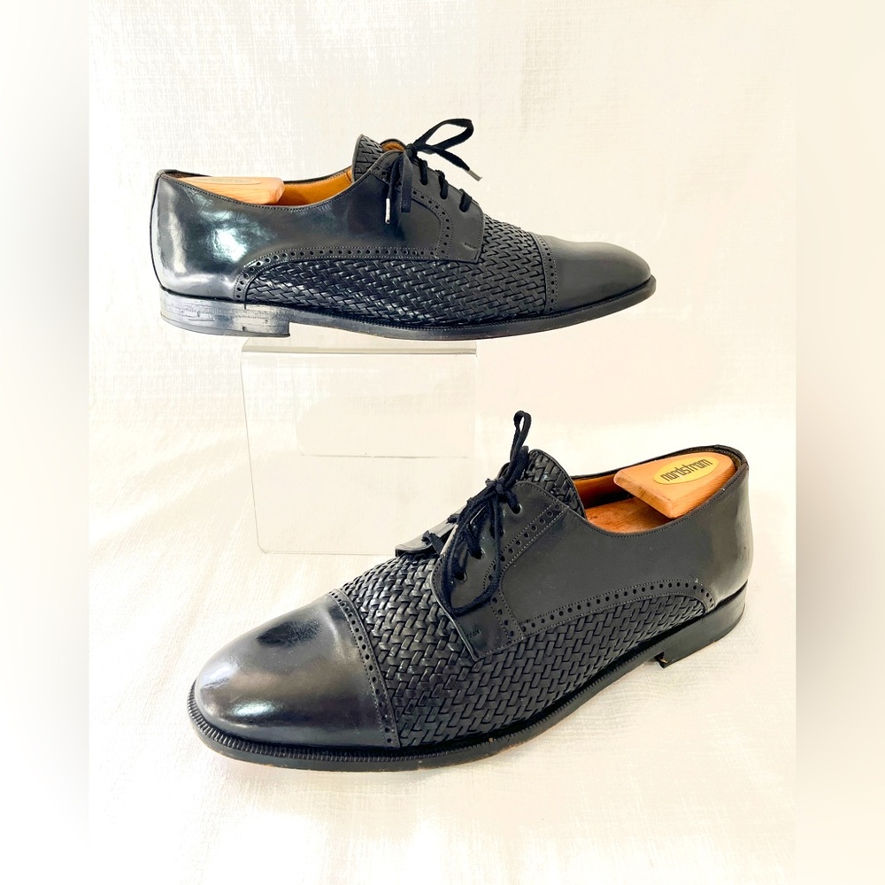 Black Mezlan Cancun Oxford dress/formal/business cap toe shoes for men SIZE 10